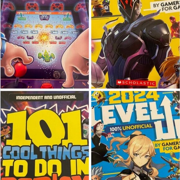 Other - LOT: 4 Gamer books - appropriate for elementary school/preteens